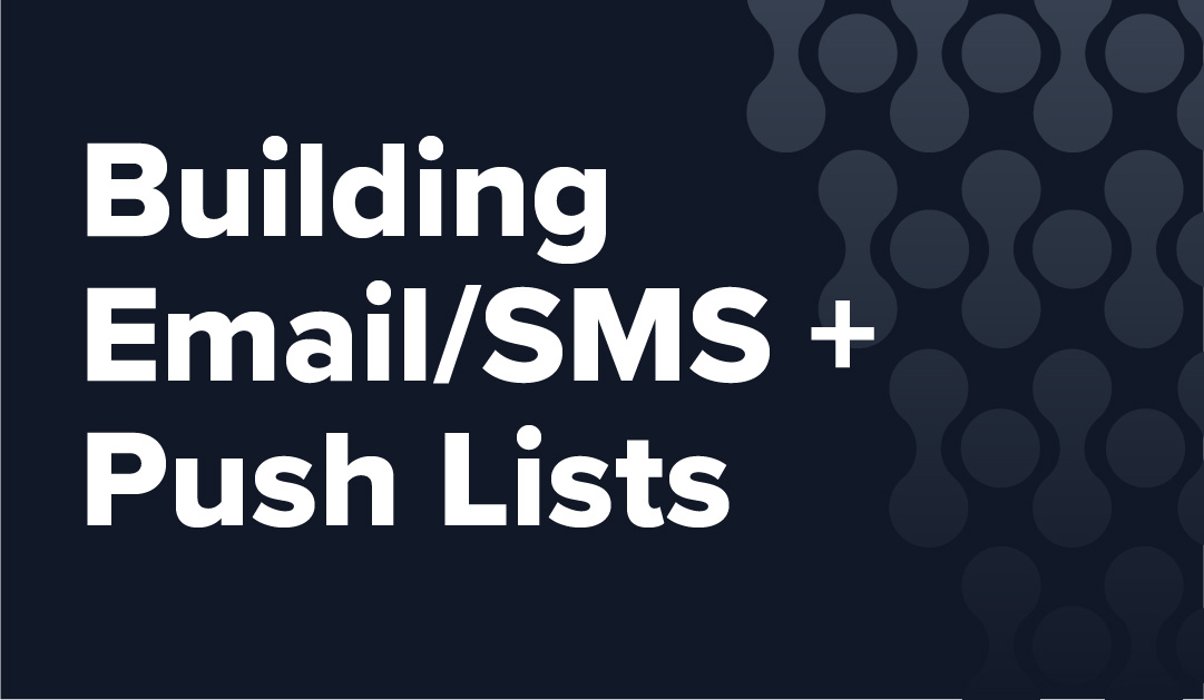 How to Build Your Email/SMS/Push Notification List for Black Friday