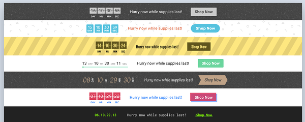 Countdown Sales Timer