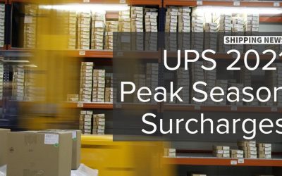 How Are 2021 UPS Peak Surcharges Affecting Your Business?